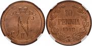 10 pennia 1912 year