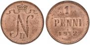 1 penni 1912 year