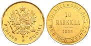 10 марок 1881 года