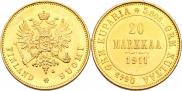 20 markkaa 1911 year 20 markkaa 1911 year