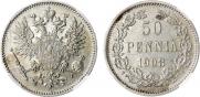 50 pennia 1908 year 50 pennia 1908 year