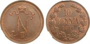 10 pennia 1914 year