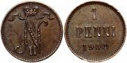 1 пенни 1904 года