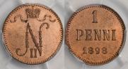 1 penni 1898 year
