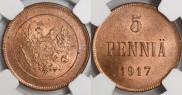 1 penni 1917 year