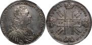 1 рубль 1729 года