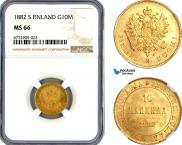10 markkaa 1882 year
