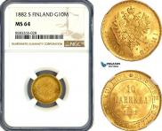 10 markkaa 1882 year