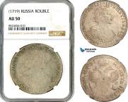1 rouble 1719 year