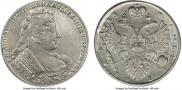 1 rouble 1733 year