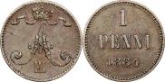 1 пенни 1884 года