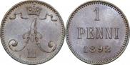1 пенни 1892 года