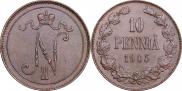 10 пенни 1905 года