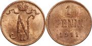 1 penni 1911 year