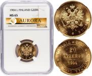 20 markkaa 1904 year