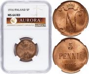 5 пенни 1916 года