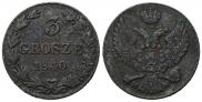 3 grosze 1840 year