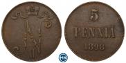 5 пенни 1898 года