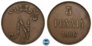 5 пенни 1906 года
