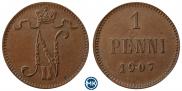 1 penni 1907 year