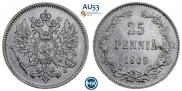 25 пенни 1909 года