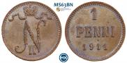 1 penni 1911 year