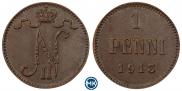 1 penni 1913 year