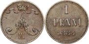 1 пенни 1884 года