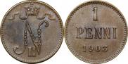 1 penni 1903 year