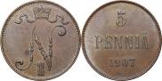 5 пенни 1907 года