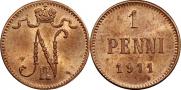 1 penni 1911 year