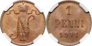 1 penni 1911 year