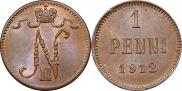 1 пенни 1912 года