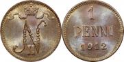 1 пенни 1912 года