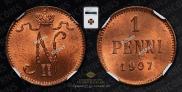 1 penni 1907 year