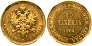 20 markkaa 1904 year