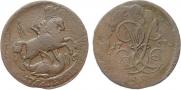 2 kopecks 1757 year