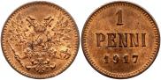 1 penni 1917 year