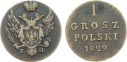 1 grosz 1829 year