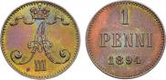1 penni 1894 year