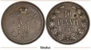 10 pennia 1910 year