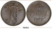 5 пенни 1905 года