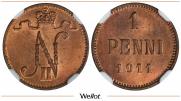 1 пенни 1911 года