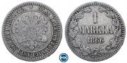 1 markka 1866 year