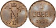 1 пенни 1909 года