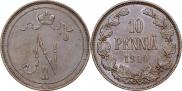 10 pennia 1910 year