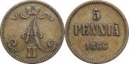 5 пенни 1866 года