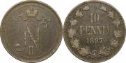 10 pennia 1897 year