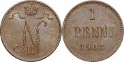 1 пенни 1903 года