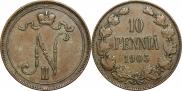 10 пенни 1905 года
